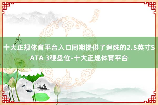 十大正规体育平台入口同期提供了迥殊的2.5英寸SATA 3硬盘位-十大正规体育平台