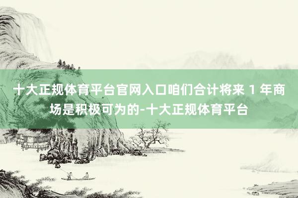 十大正规体育平台官网入口咱们合计将来 1 年商场是积极可为的