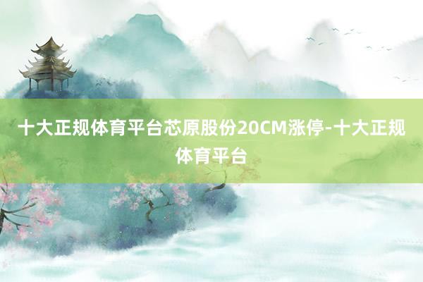 十大正规体育平台芯原股份20CM涨停-十大正规体育平台